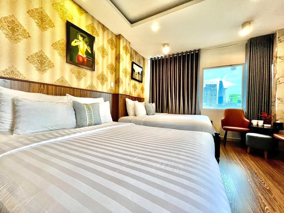 Dda Hotel District 1- Bui Vien-De Tham Walking Street Ho Chi Minh-staden Exteriör bild